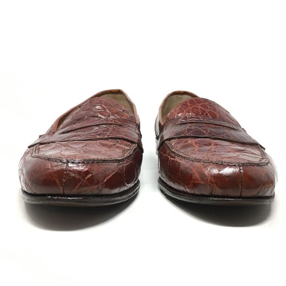 Giuliana Maravalle Loafers Shoe Size 9.5 Crocodile main image 2